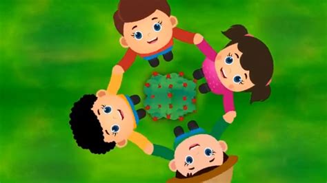 Ring Around The Rosie Nursery Rhyme Song For Kids Youtube