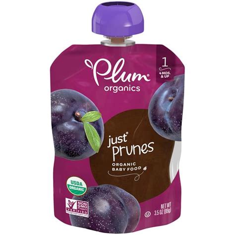 Make sure to give smaller amounts of food, less often than you used to. Plum Organics 1 Just Prunes | Hy-Vee Aisles Online Grocery ...