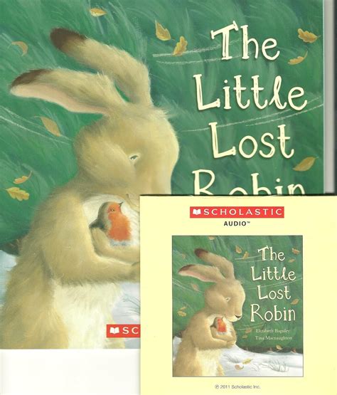 The Little Lost Robin Paperback And Audio Cd 9780545330787