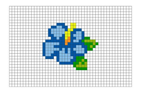 Simple Flower Pixel Art