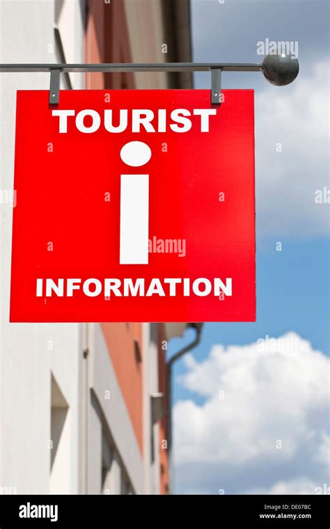 Sign Tourist Information Stock Photo Alamy