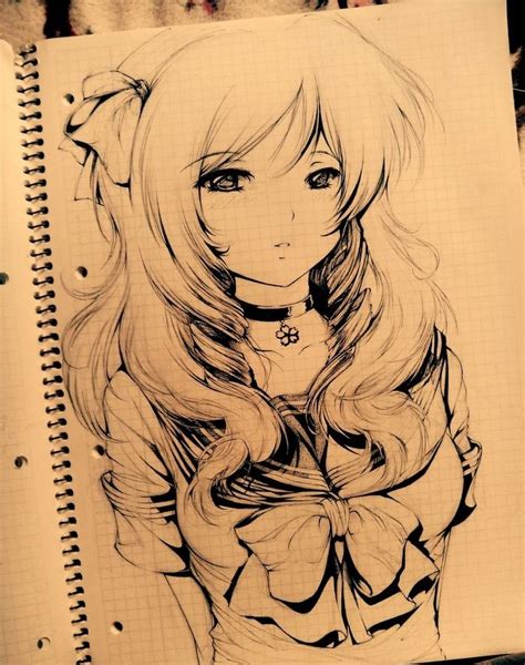 The 25 Best Anime Girl Drawings Ideas On Pinterest