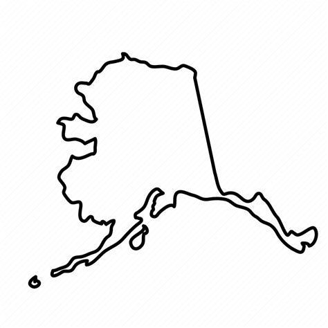 Alaska Geography Map State Usa Icon Download On Iconfinder