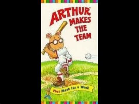 Opening To Arthur Makes The Team VHS YouTube