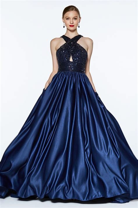 Cinderella Divine Prom Dresses J0234 − Satin