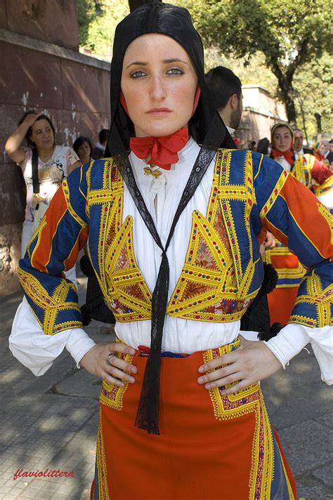 Sardinian Traditional Clothing Sardinian People