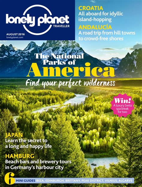 Lonely Planet Magazine August 2016 Back Issue