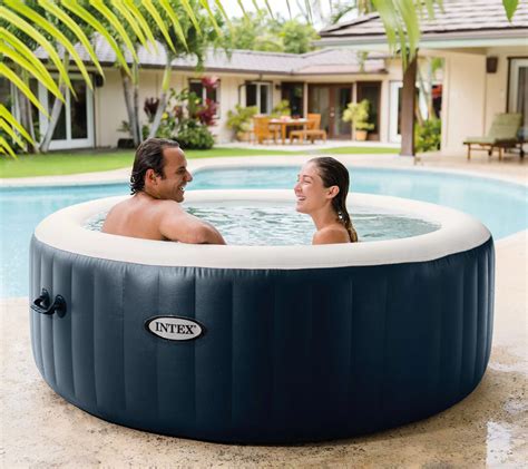 Intex Pure Spa Portable Hot Tub W Headrests And Extra Filters