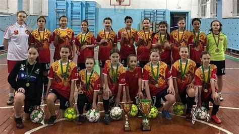 Юные футболистки из Златоуста стали победительницами первенства России