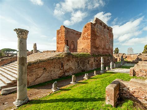 Ostia Antica Archeological Ruins Port Mobility Civitavecchia