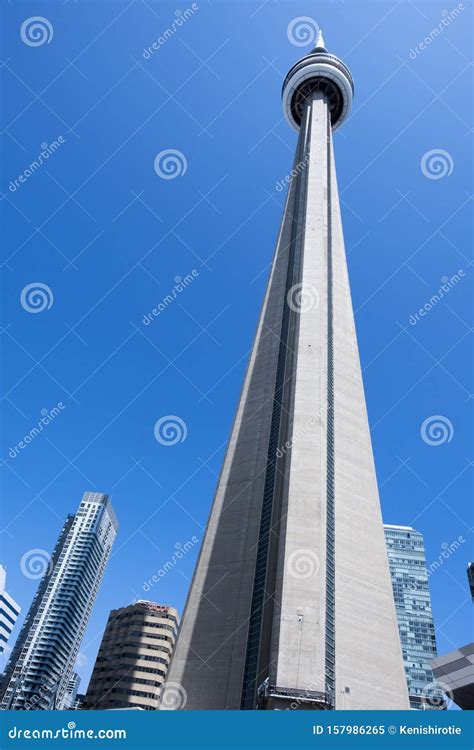 Toronto Cn Tower In Canada Editorial Image Image Of Spectacular