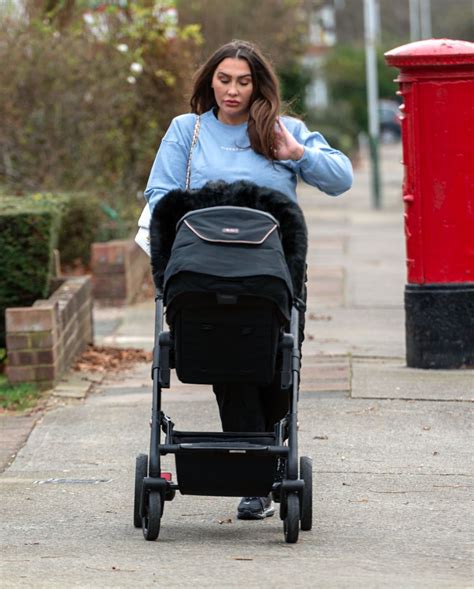 LAUREN GOODGER Out With Her Baby In Chigwell 12 19 2021 HawtCelebs