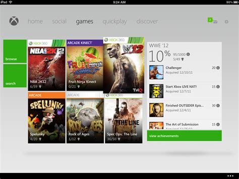 My Xbox Live For Ipad Update Lets You Control And Browse Your Xbox Live