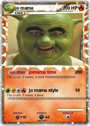 Pokémon Jo Mama 45 45 Jomama Time My Pokemon Card