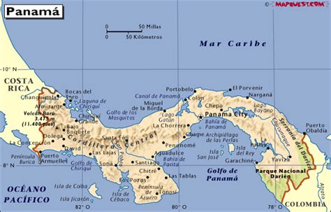 Mapas De Panama America