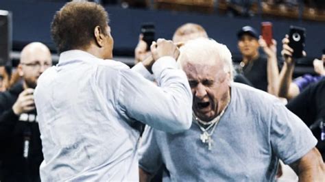 Ric Flair And Carlos Colon Involved In Brawl Following His Last Match
