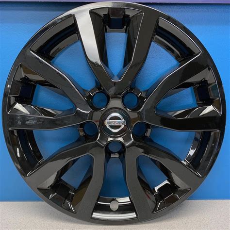 Fits 2017 2020 Nissan Rogue Sv 17 Gloss Black Wheel Skins 7826 Gb