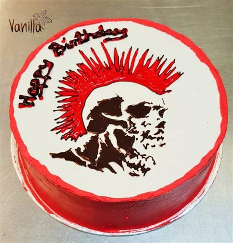 Punk Rock Cake Vanilla Cakes Bespoke Cakes Maidenhead Berkshire