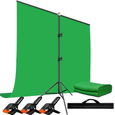 Mua Heysliy Green Screen Backdrop With Stand Kit 65 X 65 Ft Portable