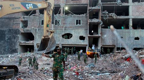 Rain Disrupts Salvage Work As Death Toll In Bangladesh Factory Collapse