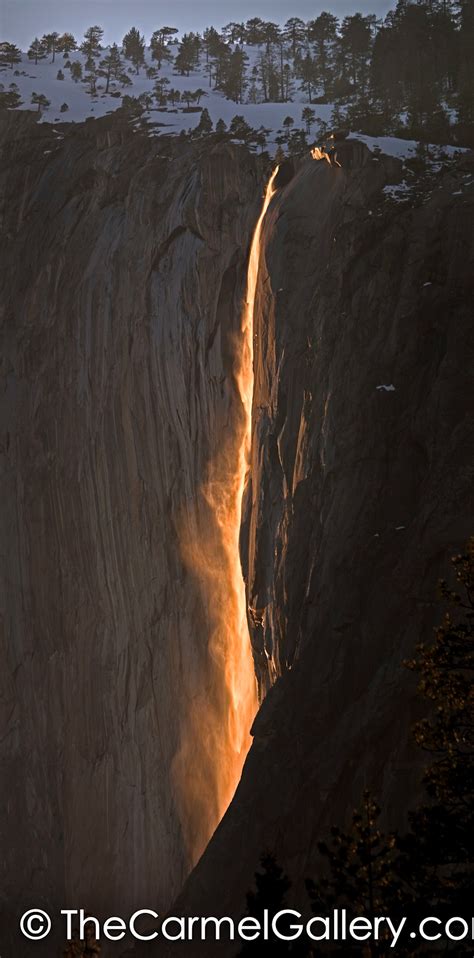 Last Light On Horsetail Falls