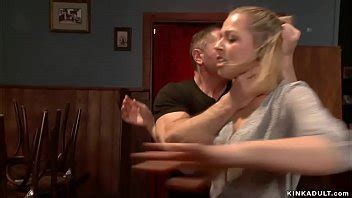 When A State Inspector Hot Blonde Gives A Bar Owner A Surprises Inspection He Puts Her In