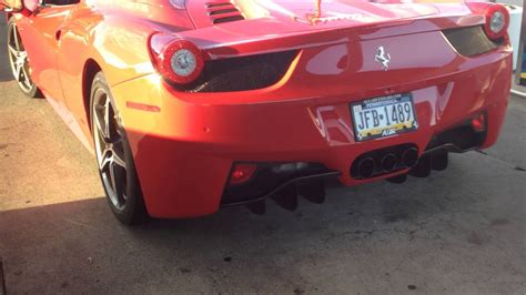 454 Ferrari Dips Out Youtube