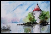 Easy Watercolor Paintings Of Landscapes at GetDrawings | Free download