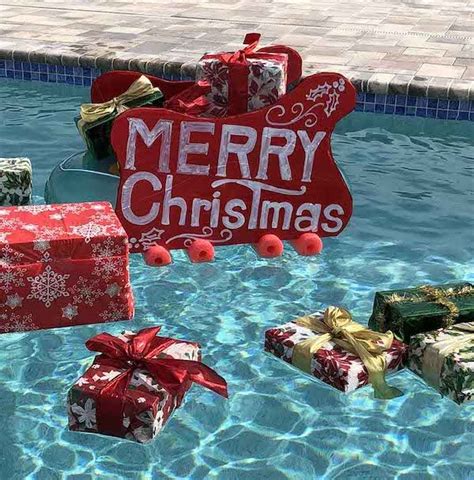 Create A Poolside Christmas Wonderland Christmas Backdrops Summer