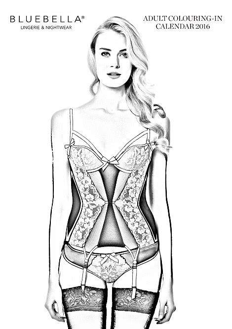 Bluebella Lingerie Firm Releases Adult Colouring In Calendar Daily