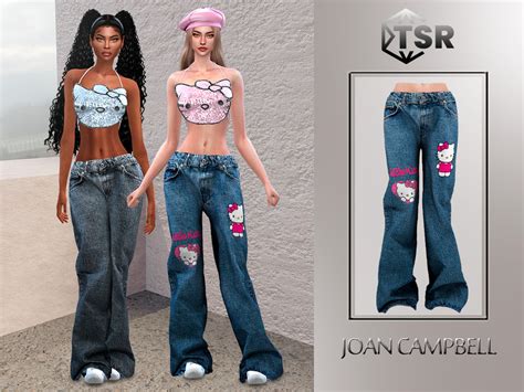 The Sims Resource Jcb Baggy Jeans