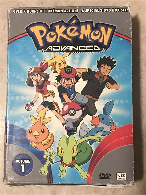 pokemon advanced box set vol 1 dvd 2005 and disc 4and6 battle frontier 782009234395 ebay