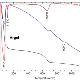 Curvas Simult Neas Tg Dtg Dta Para As Argilas Download Scientific Diagram