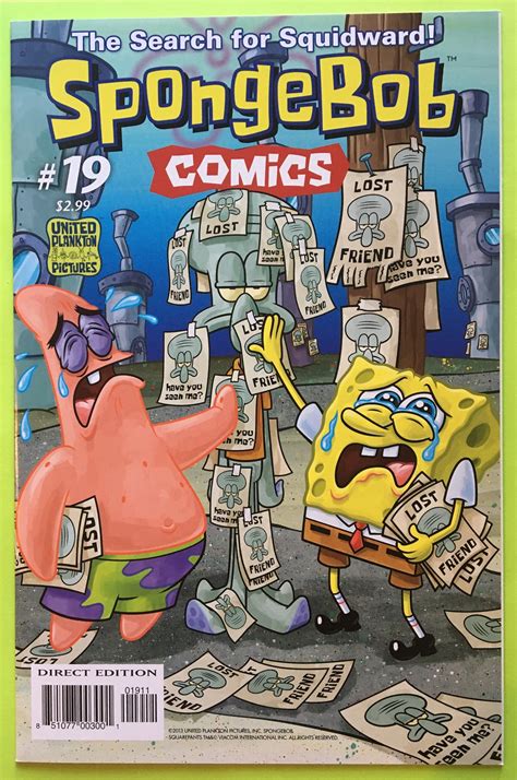 spongebob comics 19 united plankton pictures comic books modern age cartoon character