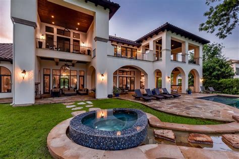 Lake Austin Waterfront Santa Barbara Estate Texas Luxury Homes