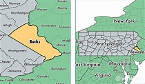 Bucks County, Pennsylvania / Map of Bucks County, PA / Where is Bucks ...
