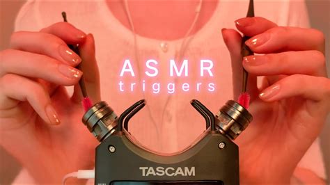 ASMR 편안한 팅글을 주는 타스캠 트리거 TASCAM Triggers for Tingles Relaxation no