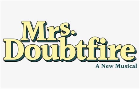 Mrs Doubtfire Mrs Doubtfire The Musical Free Transparent Clipart