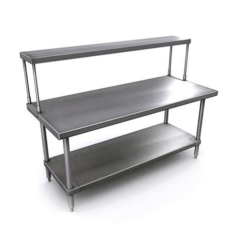 To quickly find the most ideal work table for the needs of your establishment, consider whether or not you need an undershelf, a backsplash, and specific sizing, including depth. 3D commercial kitchen prep table - TurboSquid 1331635