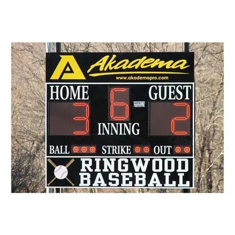 Ball Park Scoreboards Varsity Scoreboards 3314 Baseballsoftball