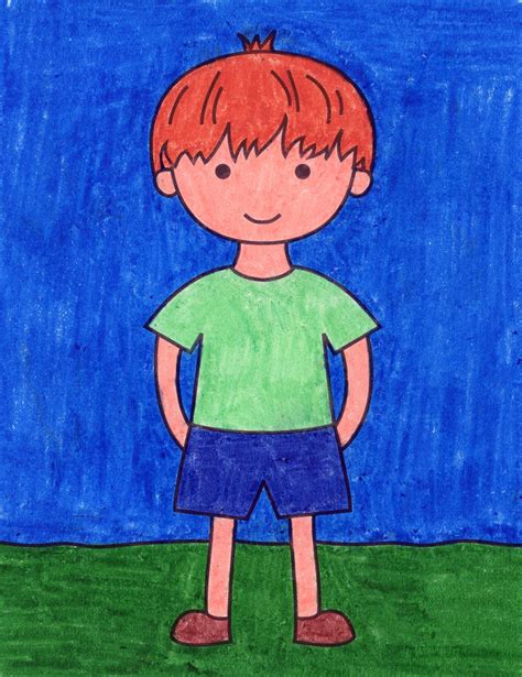 How To Draw A Boy Easy Drawing Art Drawings Boy Drawing Images And