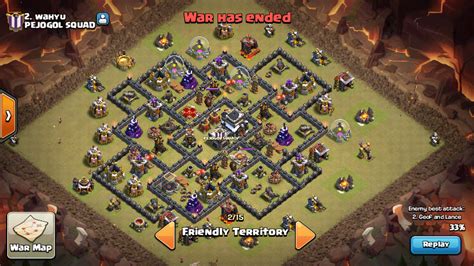 That survives and makes sure it stays the same till the battle ends! BASE WAR TH 9 ANTI BINTANG 3 - Cakra Banyumas