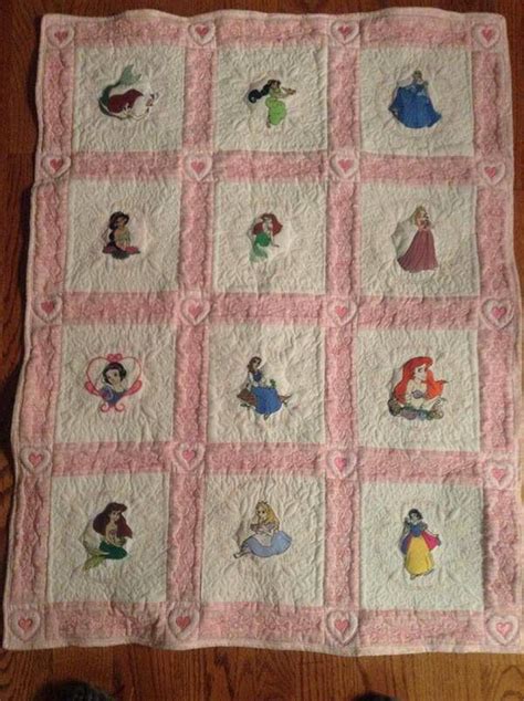 Cute Disney Quilt Disney Princess Quilt Disney Quilt Princess Room