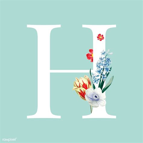 Dental hygienist ali lowe discusses the. Floral capital letter H alphabet vector | free image by rawpixel.com ...