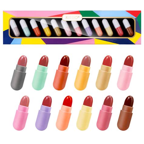Kissio Lipstick Set 12 Colorsb099dmlthg