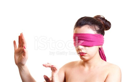 Blindfolded Woman Stock Photo Royalty Free Freeimages