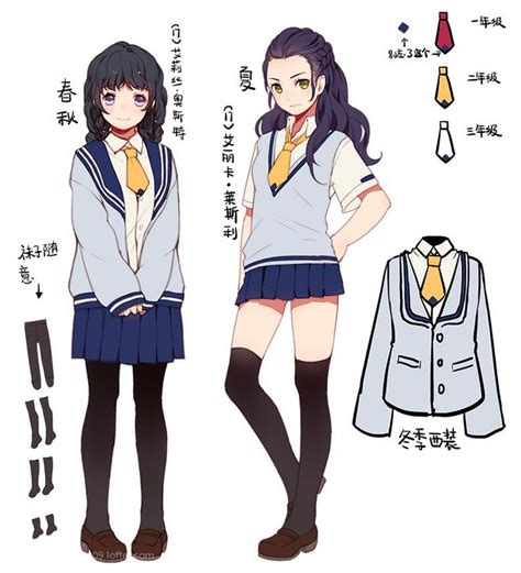 Anime Uniform Anime Character