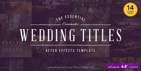 Download purple wedding invitation template for free. Videohive Wedding Titles 19864773 » free after effects ...