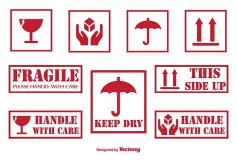 Vorsicht glas aufkleber zerbrechlich pdf / dhl aufkleber. Handle With Care Labels and Icons 112010 - WeLoveSoLo