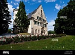 Schloss Rosenau Palace with park, Coburg, Upper Franconia, Bavaria ...